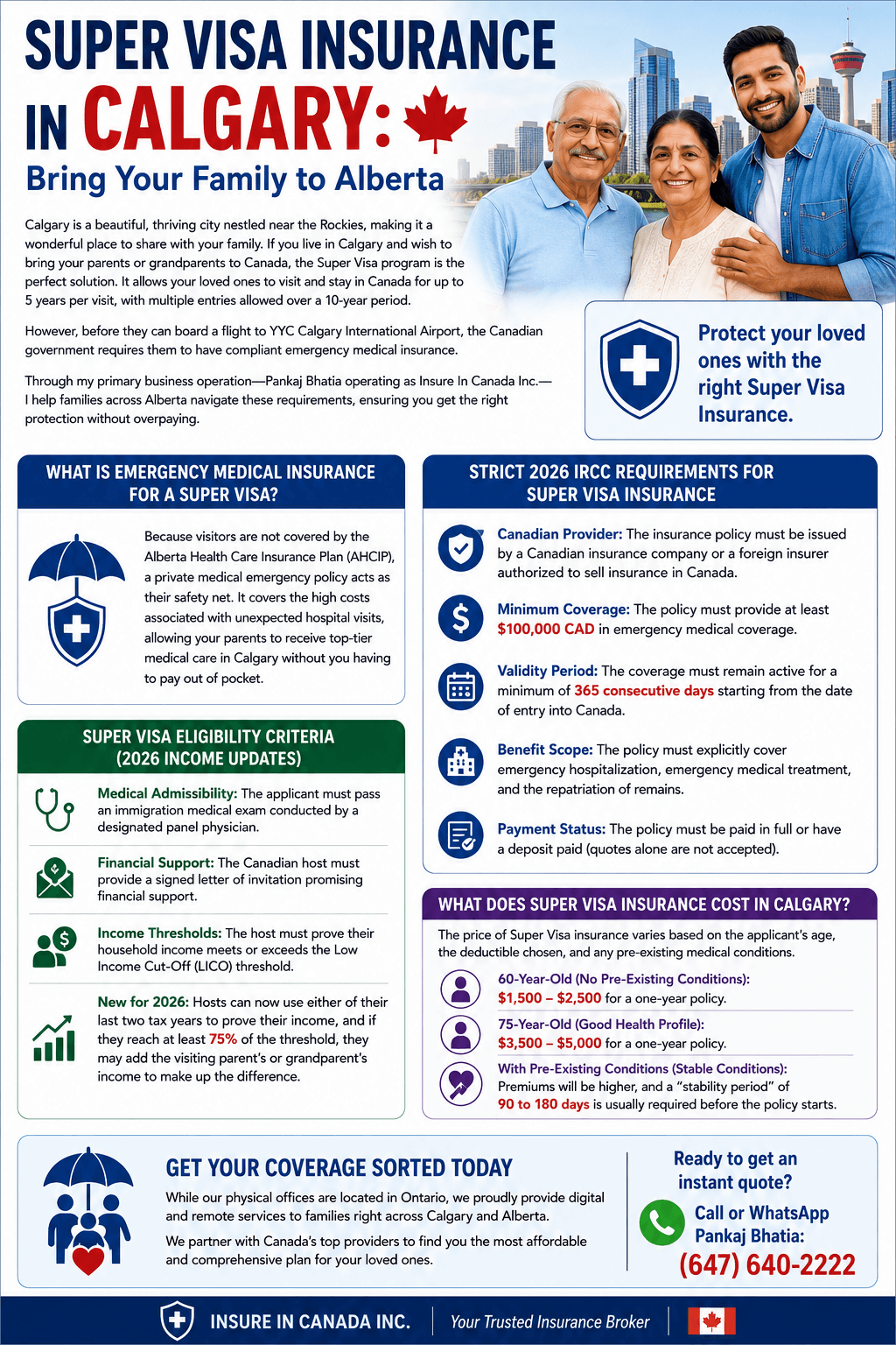 Super visa Insurance Calgary
